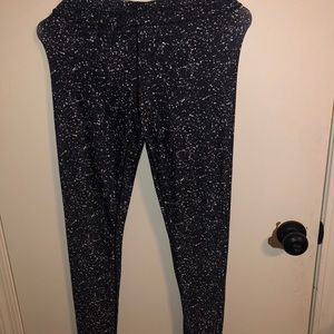 White splatter leggings from Garage